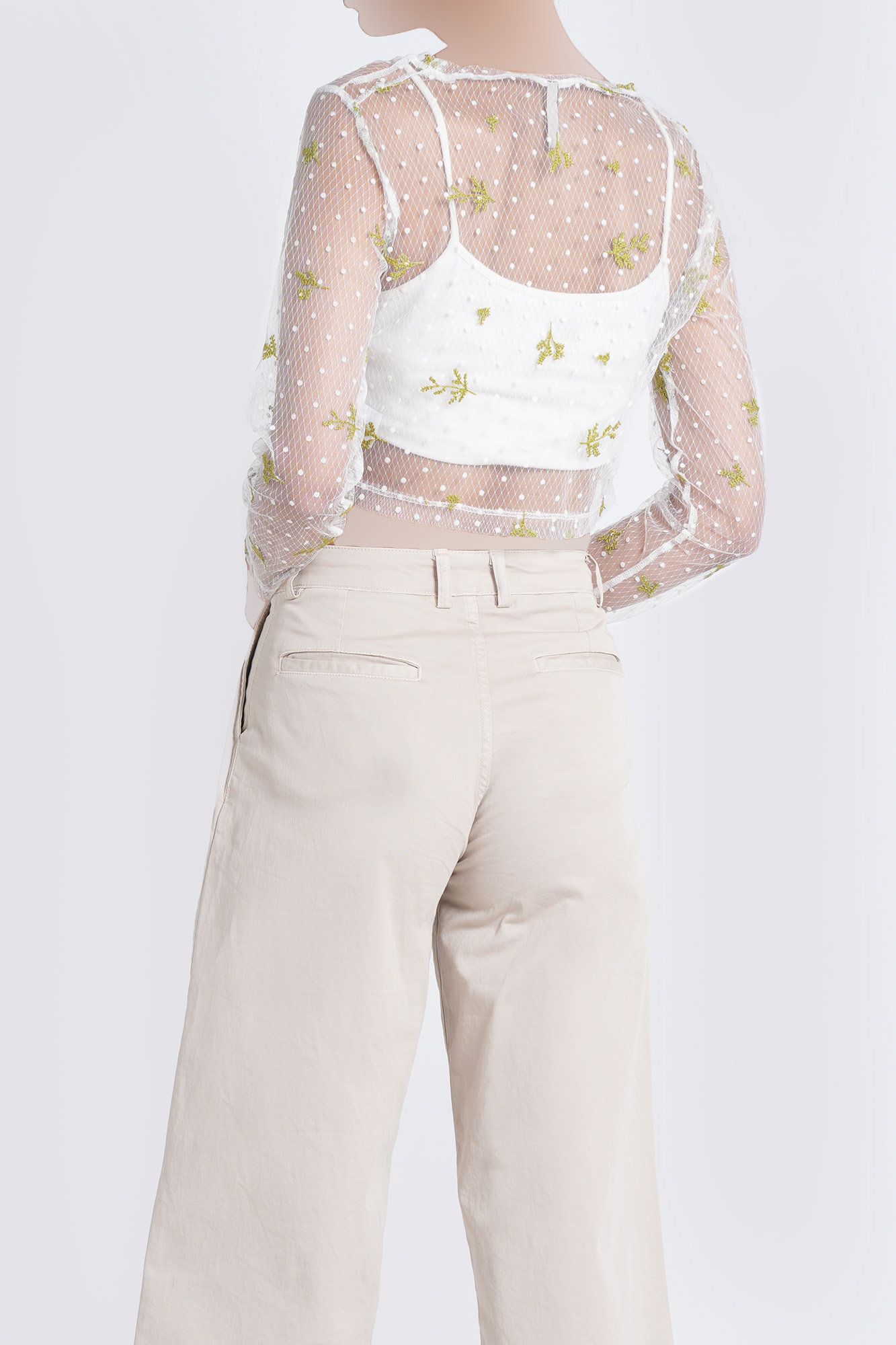 بلوز آستین بلند طرحدار زنانه