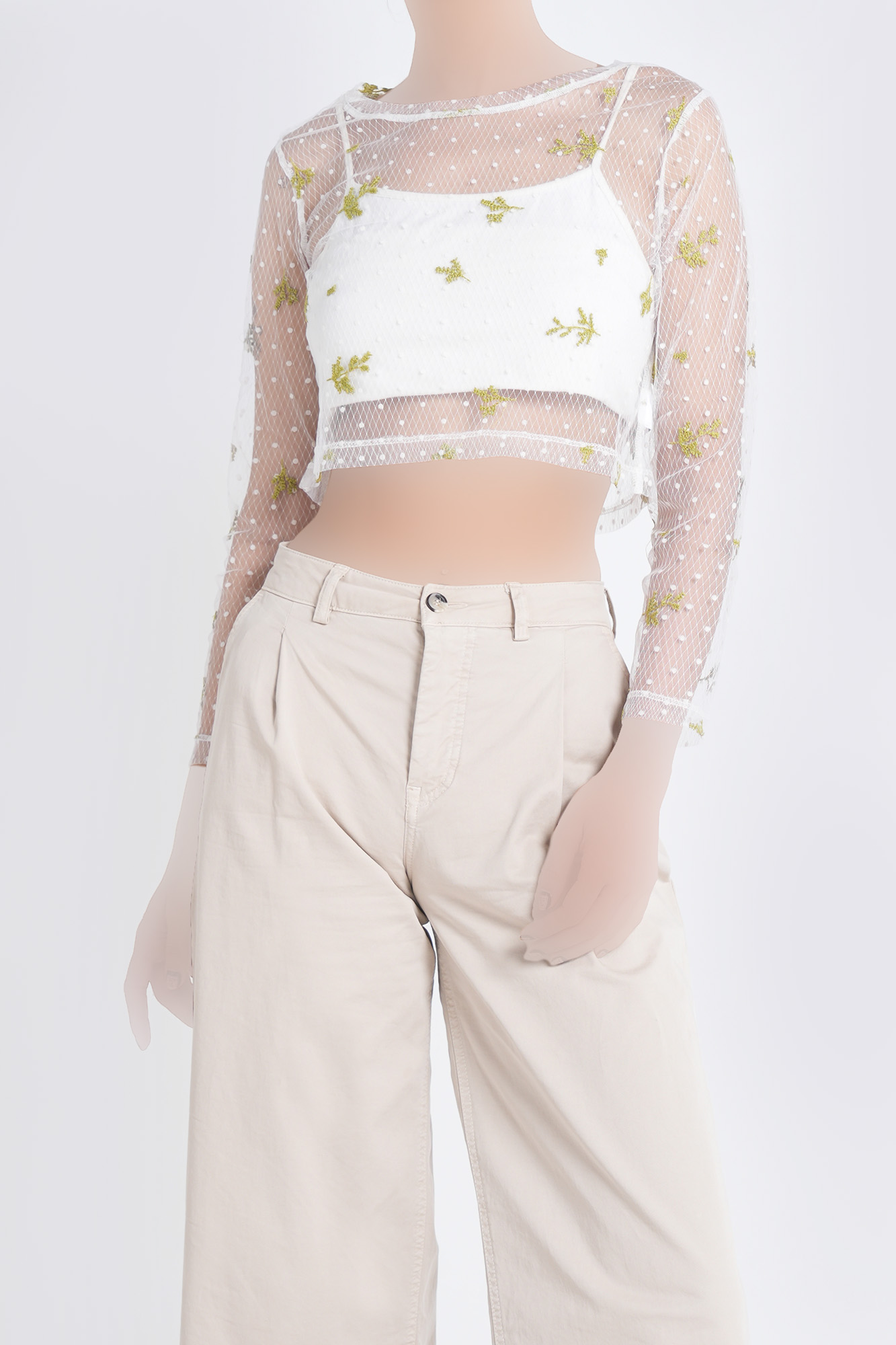 بلوز آستین بلند طرحدار زنانه