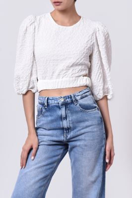 بلوز آستین بلند طرحدار زنانه