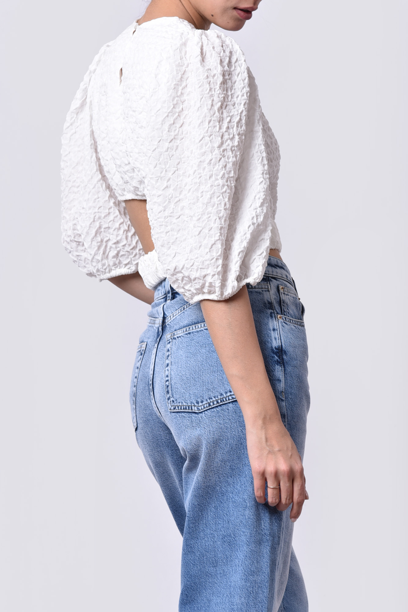 بلوز آستین بلند طرحدار زنانه