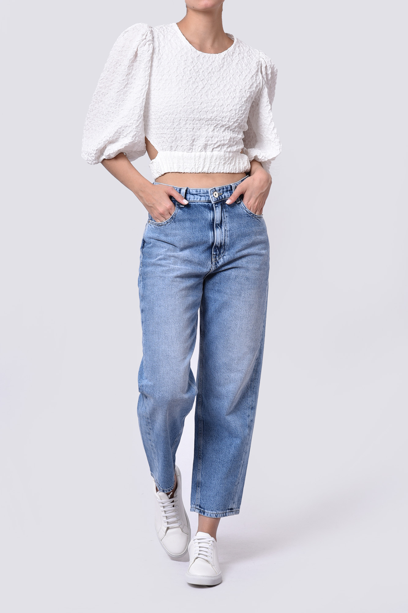 بلوز آستین بلند طرحدار زنانه