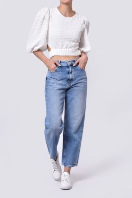 بلوز آستین بلند طرحدار زنانه