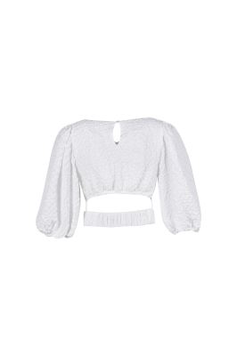 بلوز آستین بلند طرحدار زنانه