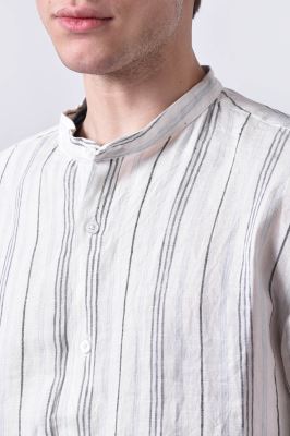 پیراهن آستین بلند راه راه مردانه