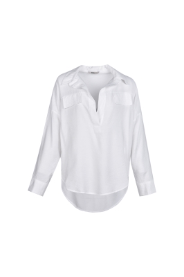 بلوز آستین بلند ساده زنانه