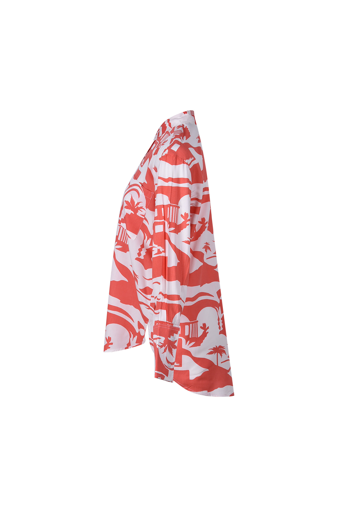 شومیز آستین بلند چاپی