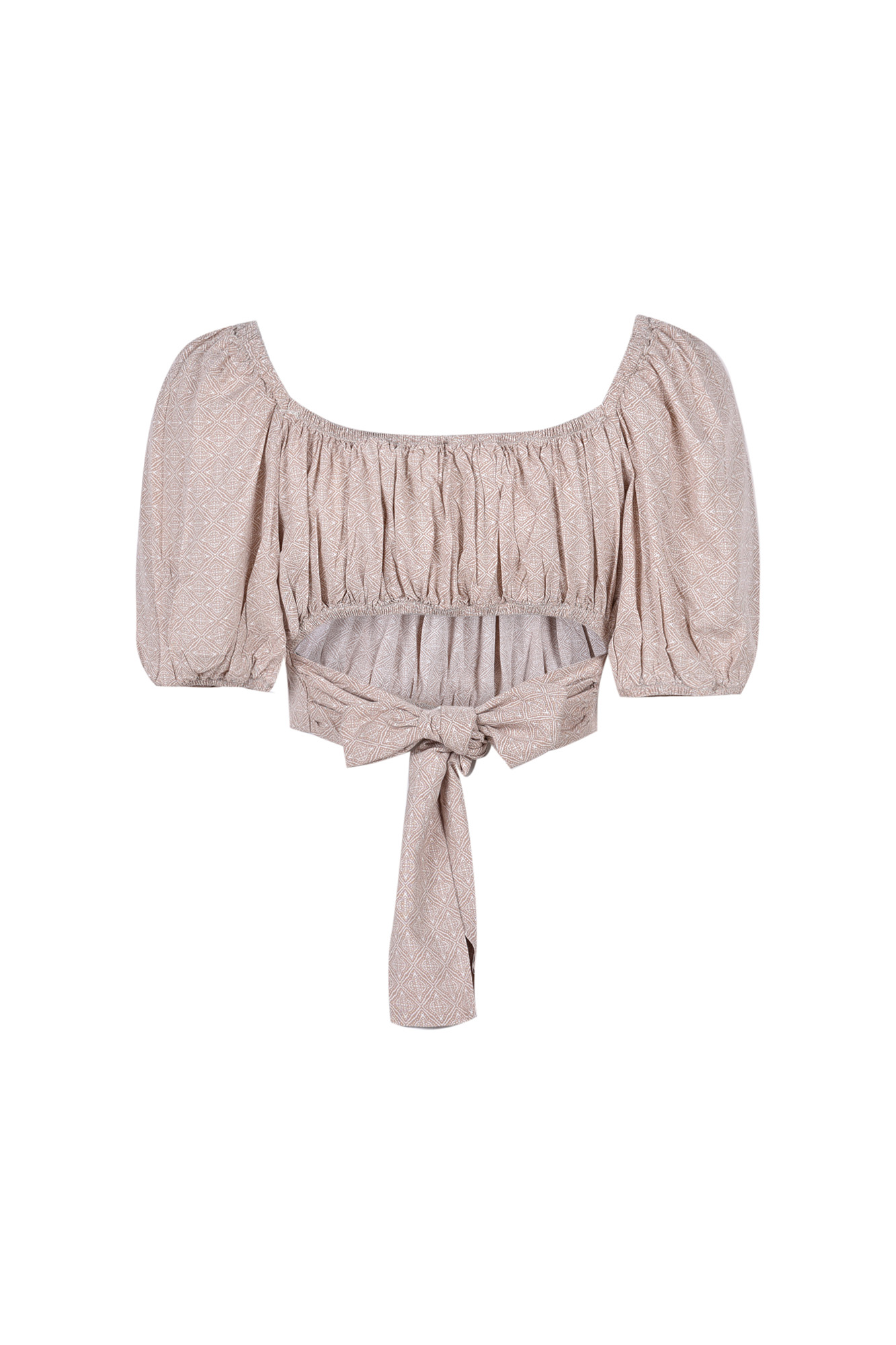 بلوز آستین کوتاه طرحدار زنانه