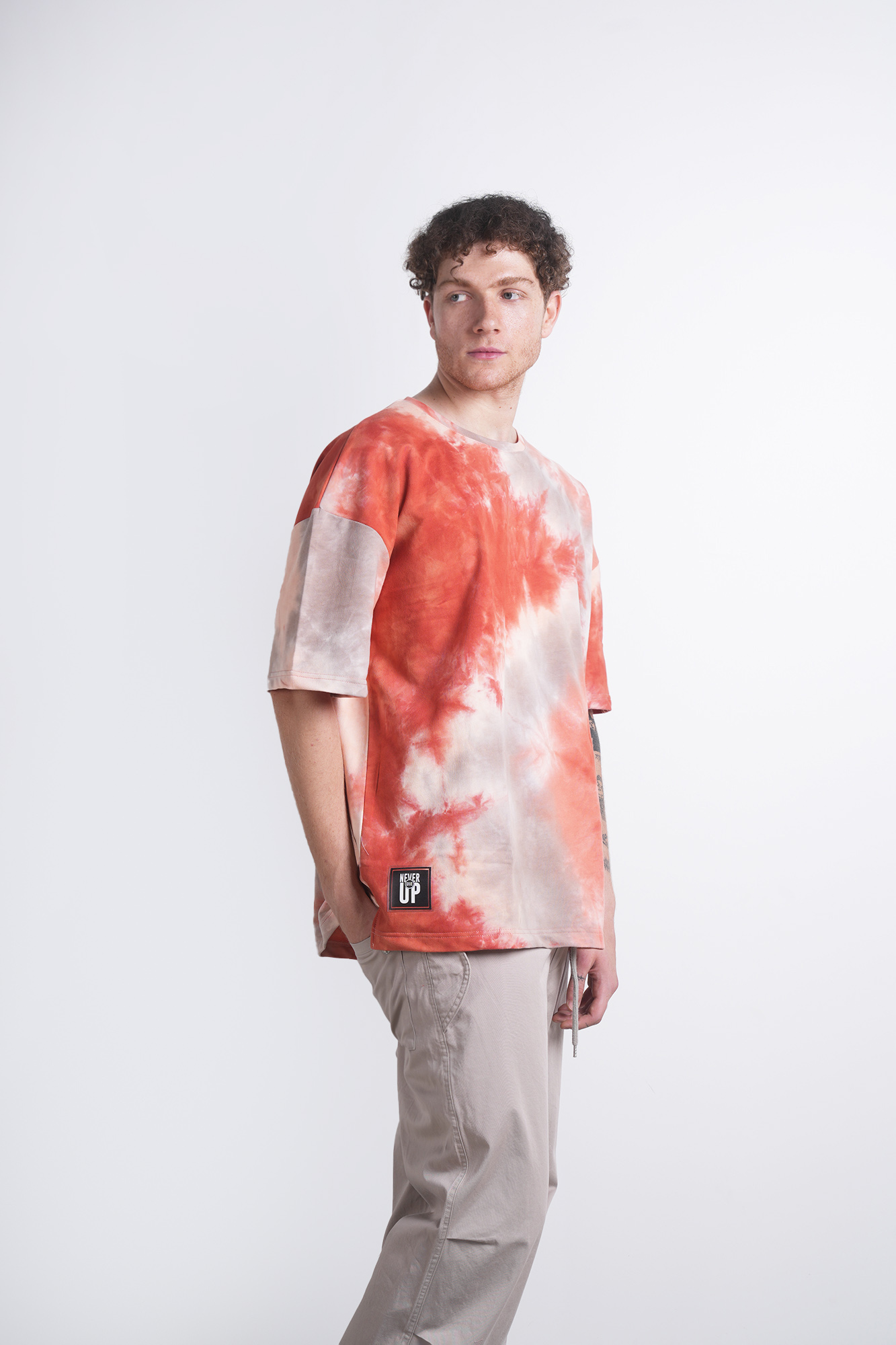 تیشرت آستین کوتاه تای دای مردانه