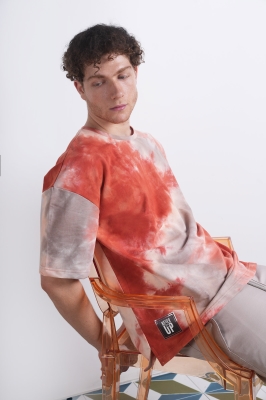 تیشرت آستین کوتاه تای دای مردانه