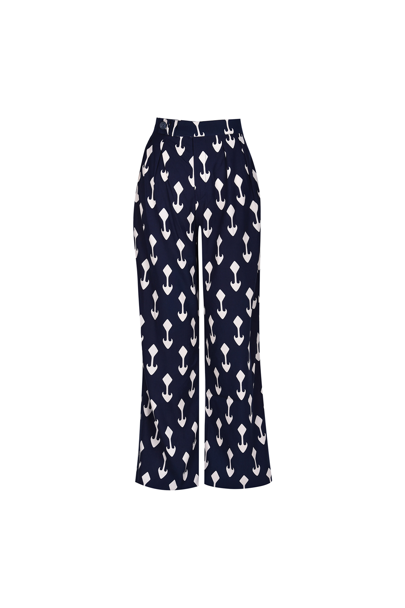 شلوار پارچه ای چاپی زنانه