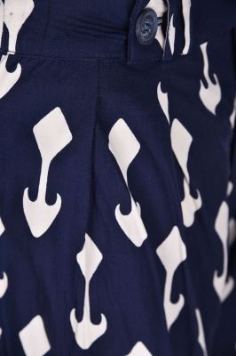 شلوار پارچه ای چاپی زنانه