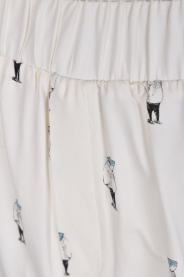 ست تیشرت و شلوارک چاپی مردانه