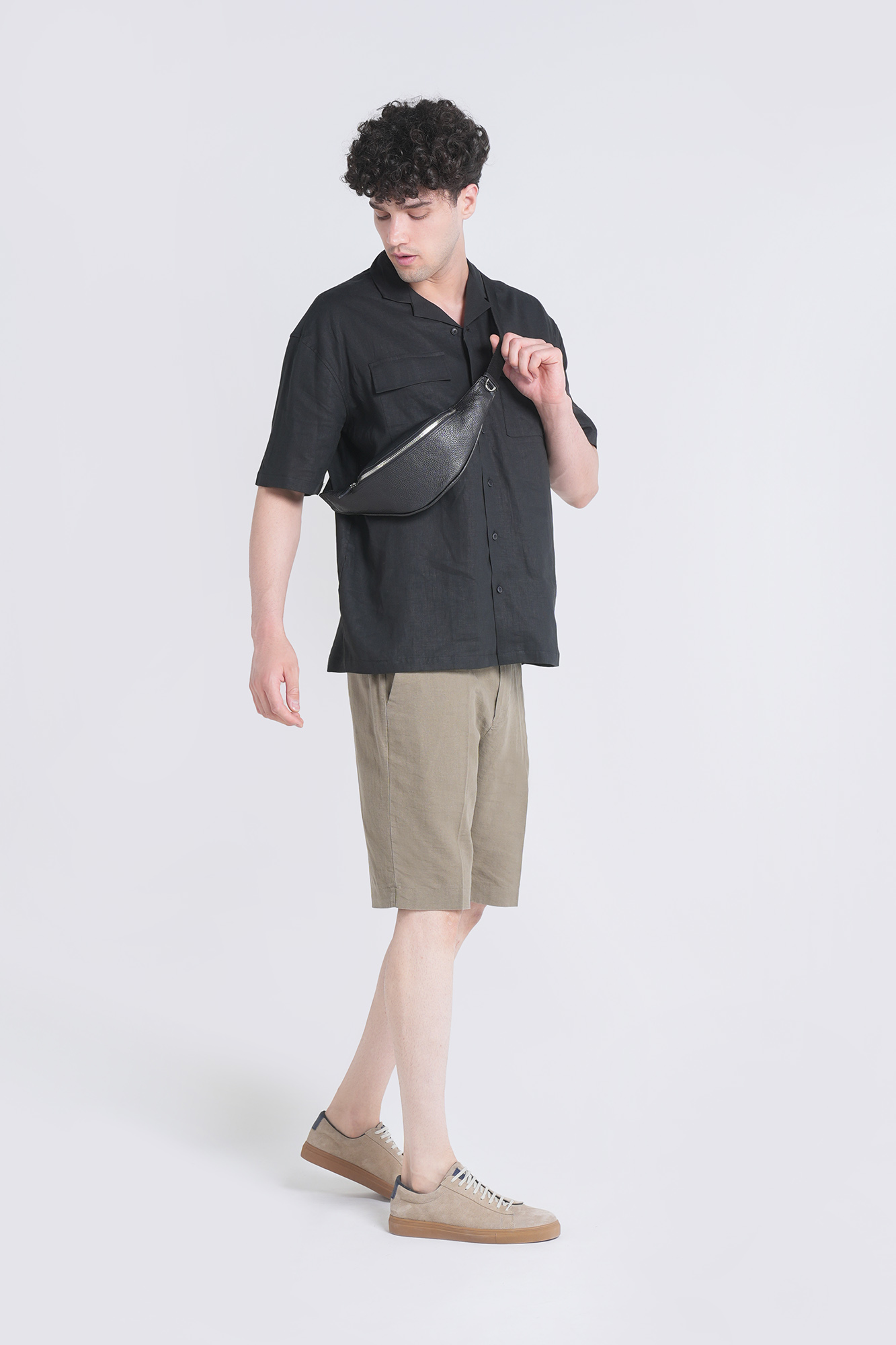 پیراهن آستین کوتاه ساده مردانه