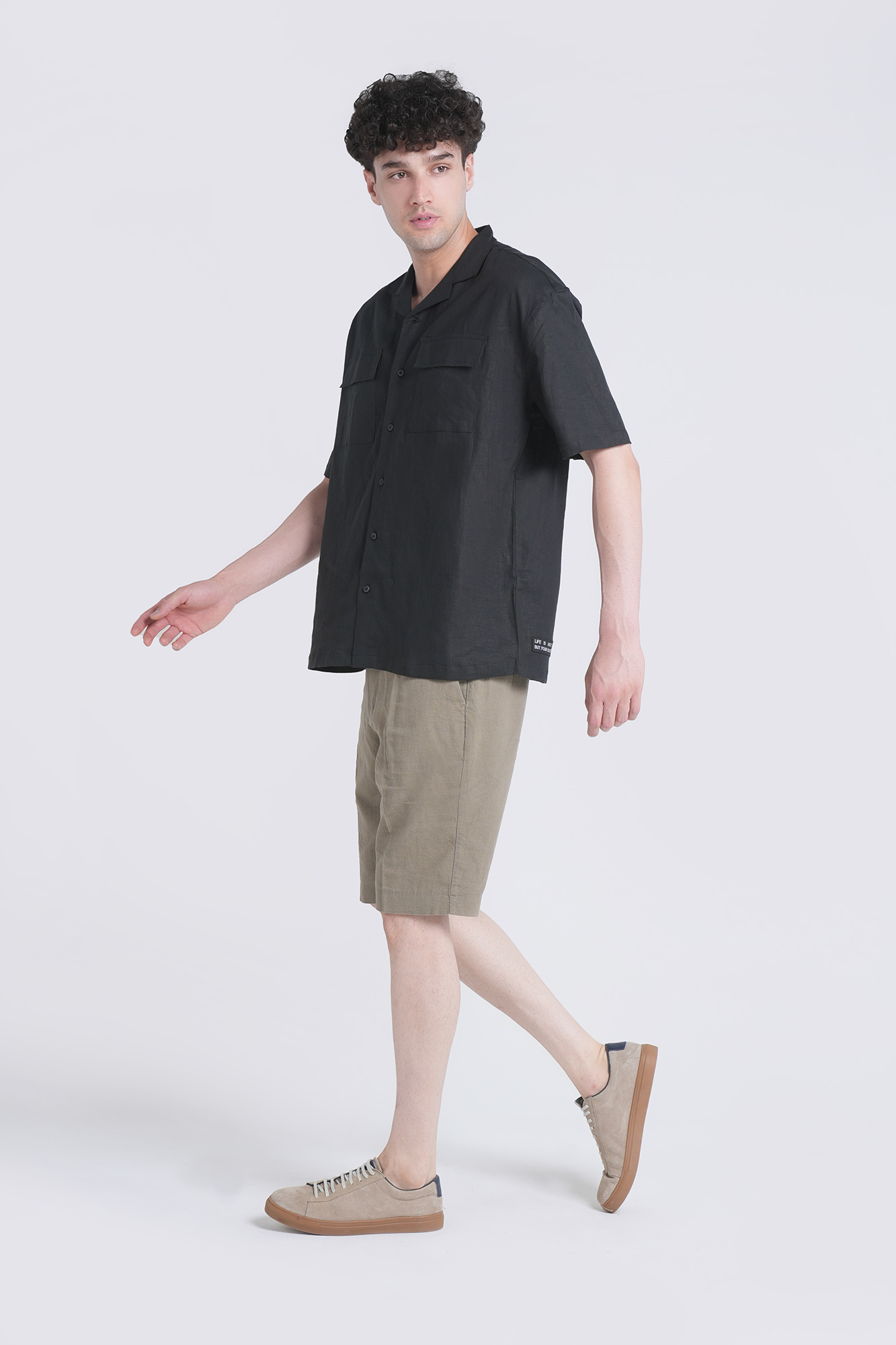 پیراهن آستین کوتاه ساده مردانه