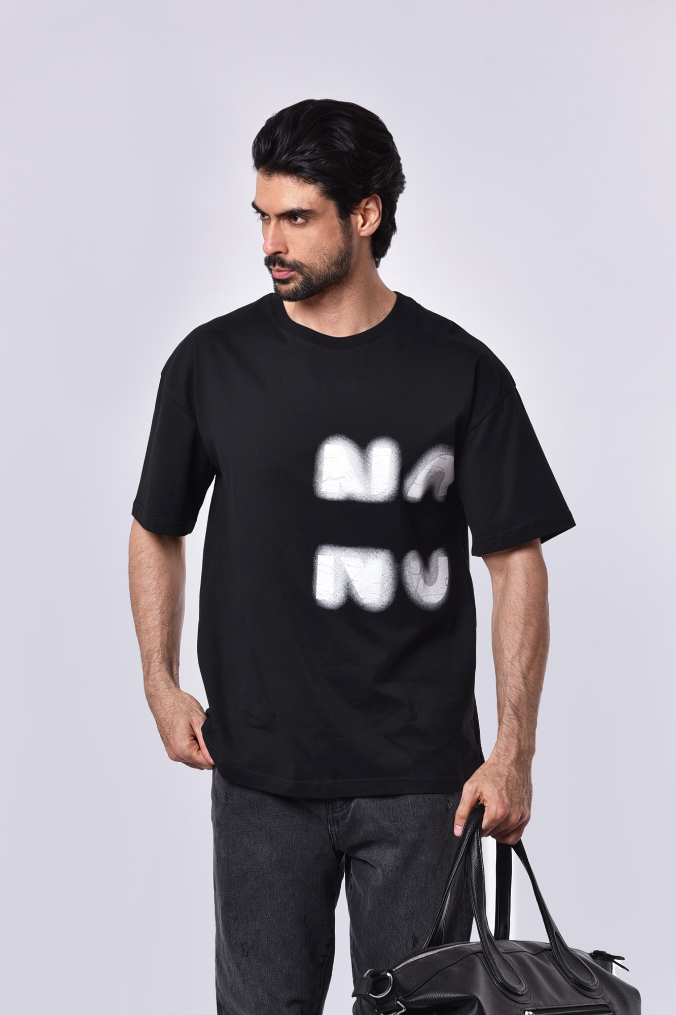 تیشرت آستین کوتاه چاپی مردانه