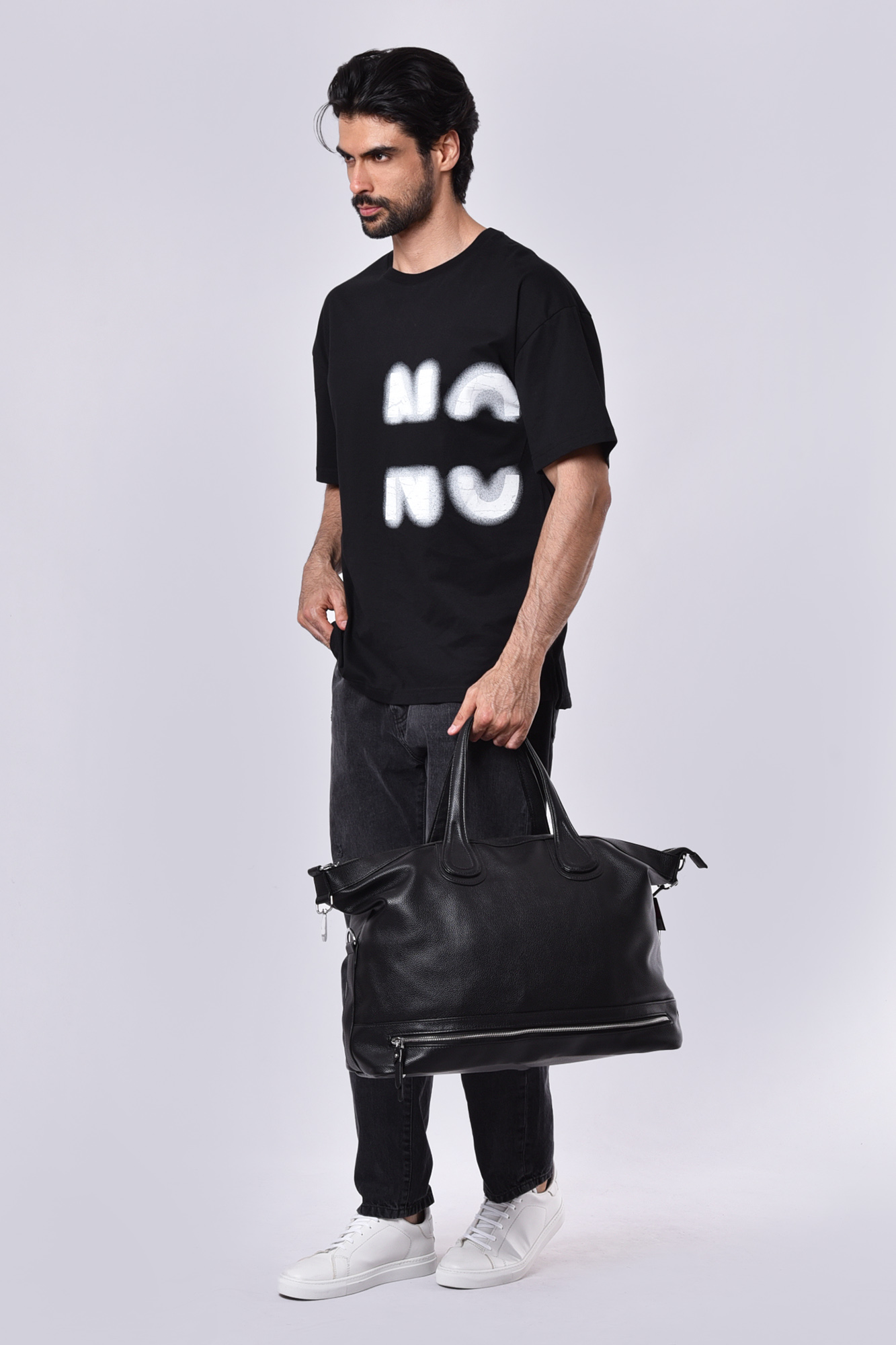 تیشرت آستین کوتاه چاپی مردانه