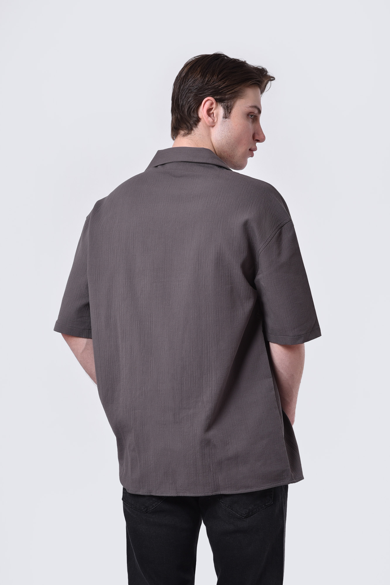 پیراهن آستین کوتاه ساده مردانه