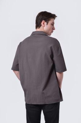 پیراهن آستین کوتاه ساده مردانه