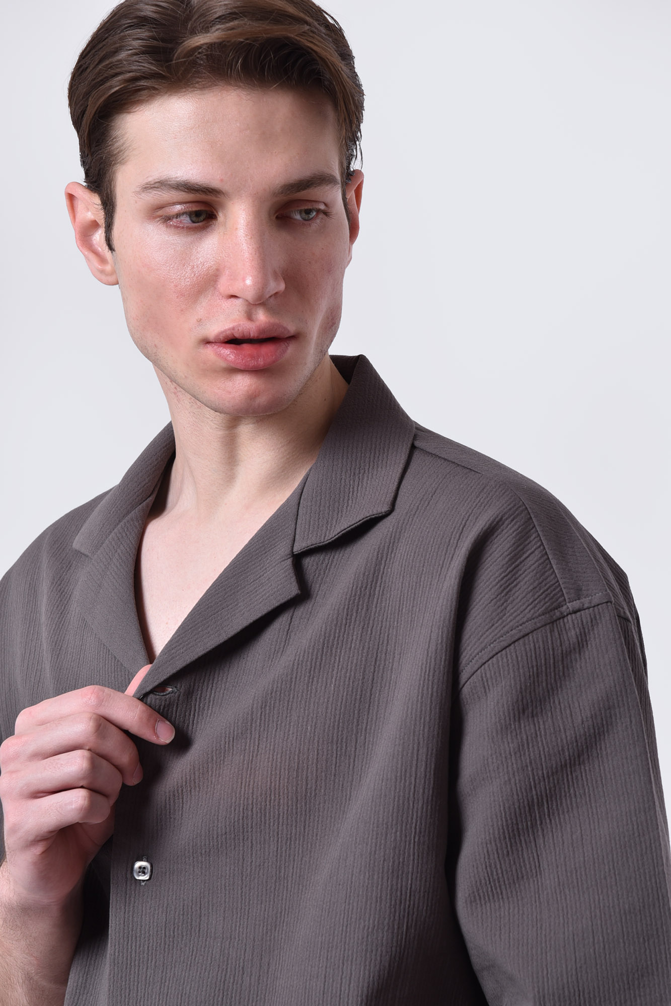 پیراهن آستین کوتاه ساده مردانه