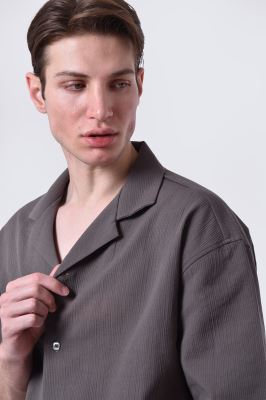 پیراهن آستین کوتاه ساده مردانه