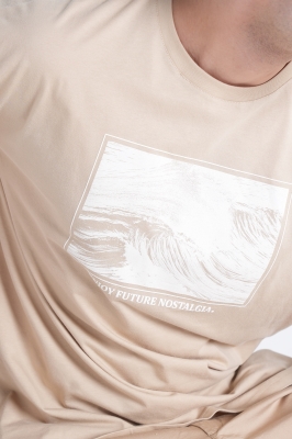 تیشرت آستین کوتاه چاپی مردانه