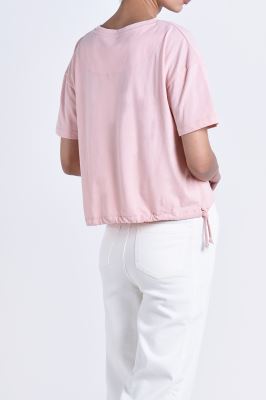 تیشرت آستین کوتاه چاپی زنانه