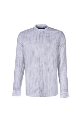 پیراهن آستین بلند راه راه مردانه