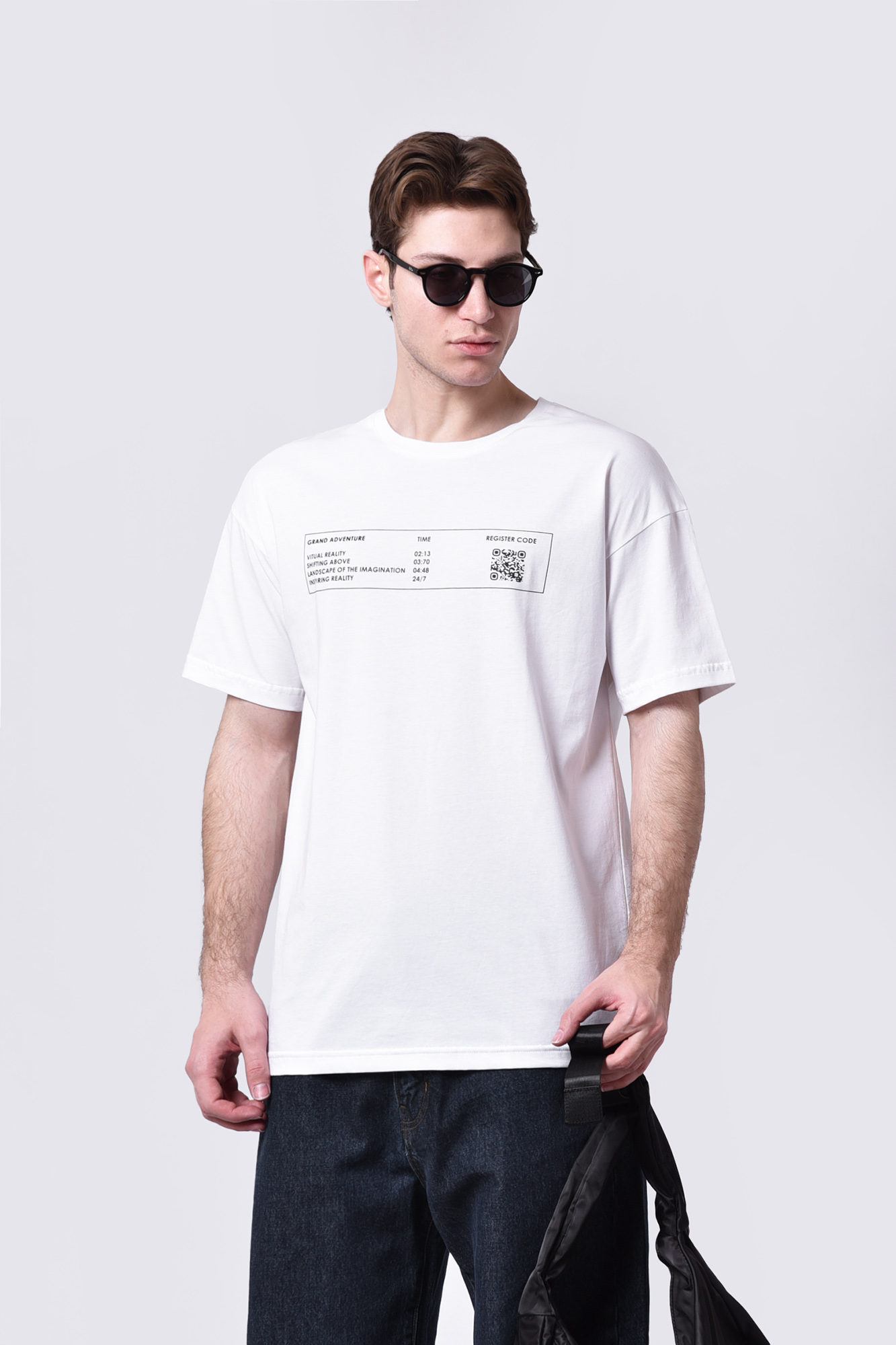 تیشرت آستین کوتاه چاپی مردانه