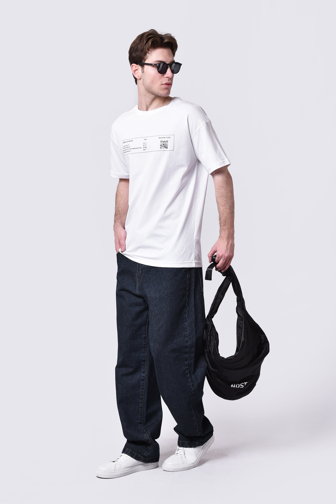 تیشرت آستین کوتاه چاپی مردانه