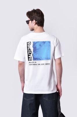 تیشرت آستین کوتاه چاپی مردانه