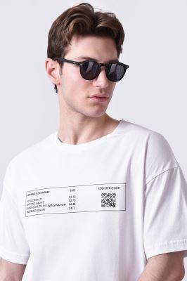 تیشرت آستین کوتاه چاپی مردانه