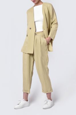 شلوار پارچه ای ساده زنانه