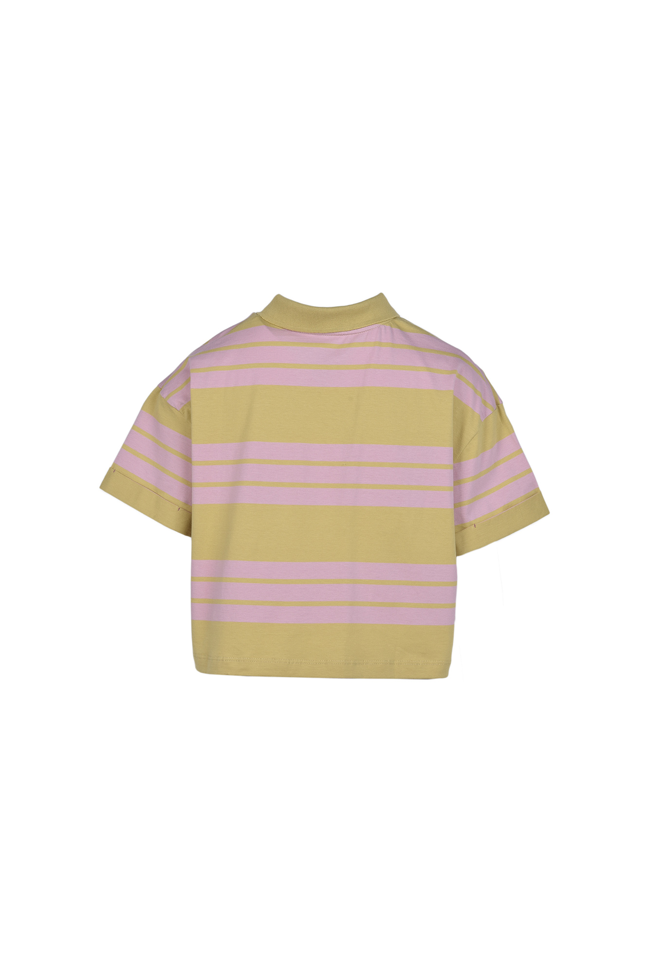 پولوشرت آستین کوتاه راه راه زنانه