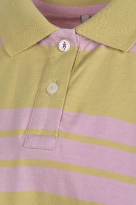 پولوشرت آستین کوتاه راه راه زنانه