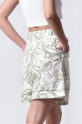 شلوارک پارچه ای طرحدار زنانه