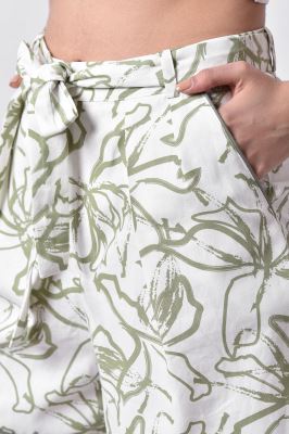 شلوارک پارچه ای طرحدار زنانه