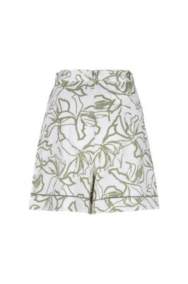 شلوارک پارچه ای طرحدار زنانه