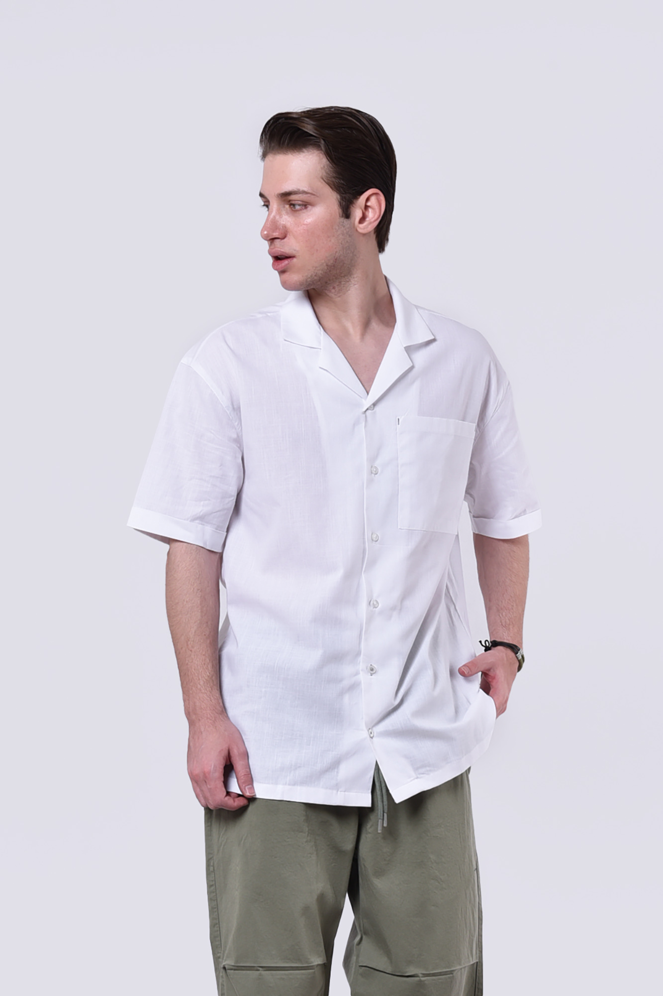 پیراهن  آستین کوتاه چاپی مردانه