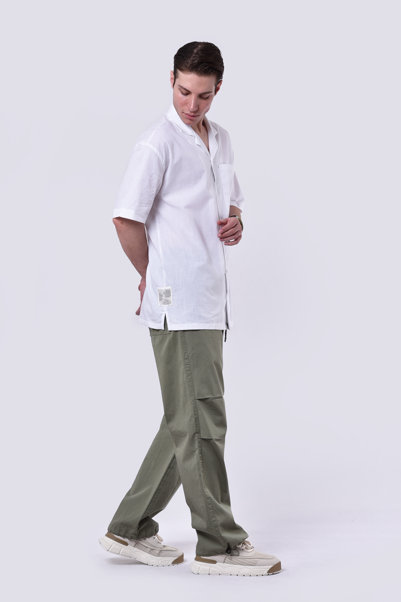 پیراهن  آستین کوتاه چاپی مردانه