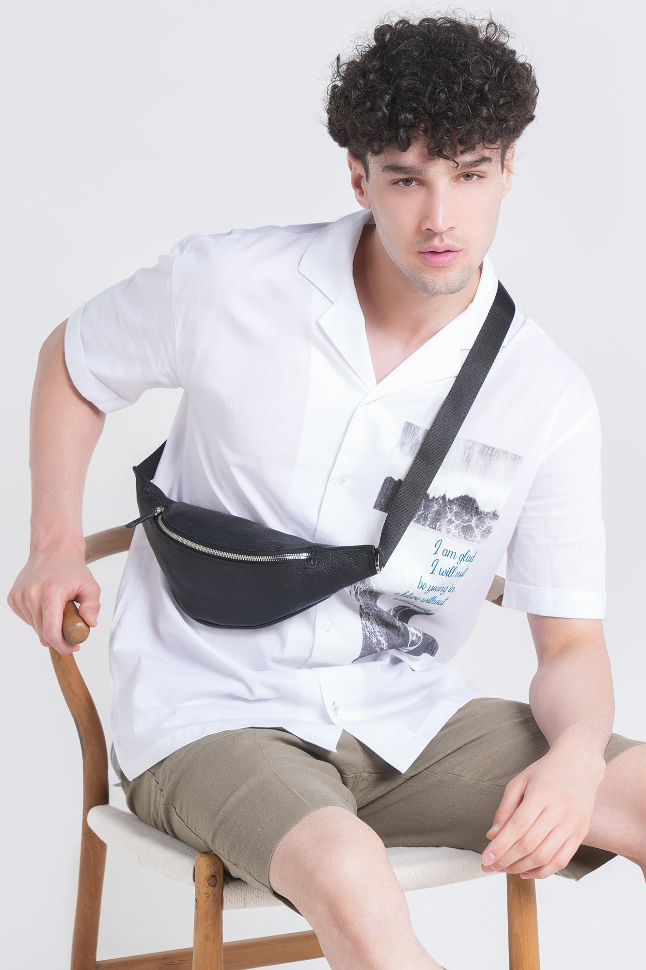 پیراهن آستین کوتاه چاپی مردانه