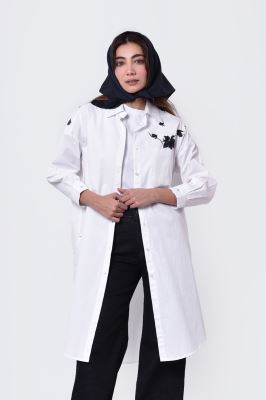 مانتو غیر رسمی گلدوزی زنانه