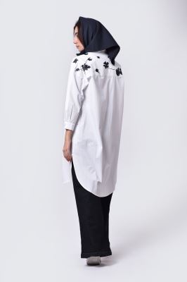 مانتو غیر رسمی گلدوزی زنانه