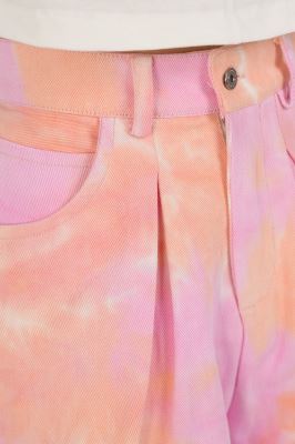 شلوارک جین تای دای زنانه