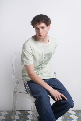 تیشرت آستین کوتاه چاپی مردانه