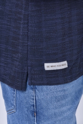 تیشرت آستین کوتاه ژاکارد مردانه