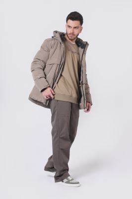 کاپشن کوتاه ساده مردانه