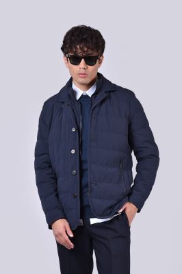 کاپشن کوتاه ساده مردانه