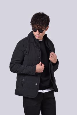 کاپشن کوتاه ساده مردانه