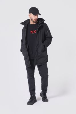 کاپشن بلند ساده مردانه