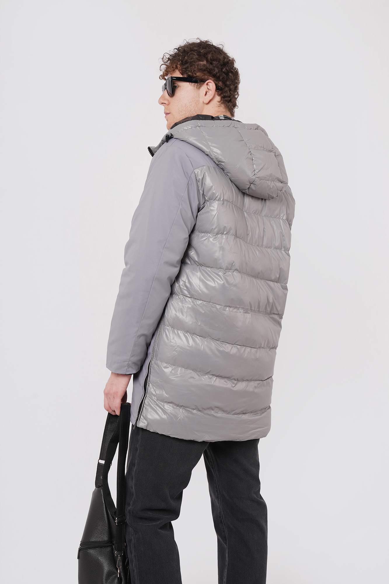 کاپشن بلند ساده مردانه